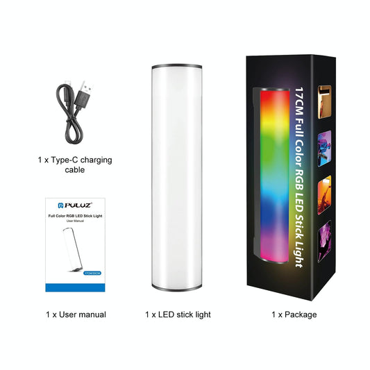 NNEIDS 17Cm Handheld Rgb Magnetic Led Fill Light Stick - Full Colour