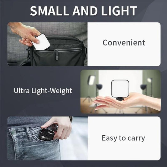 NNEIDS Portable Dimmable Led Fill Light For Photography And Phone