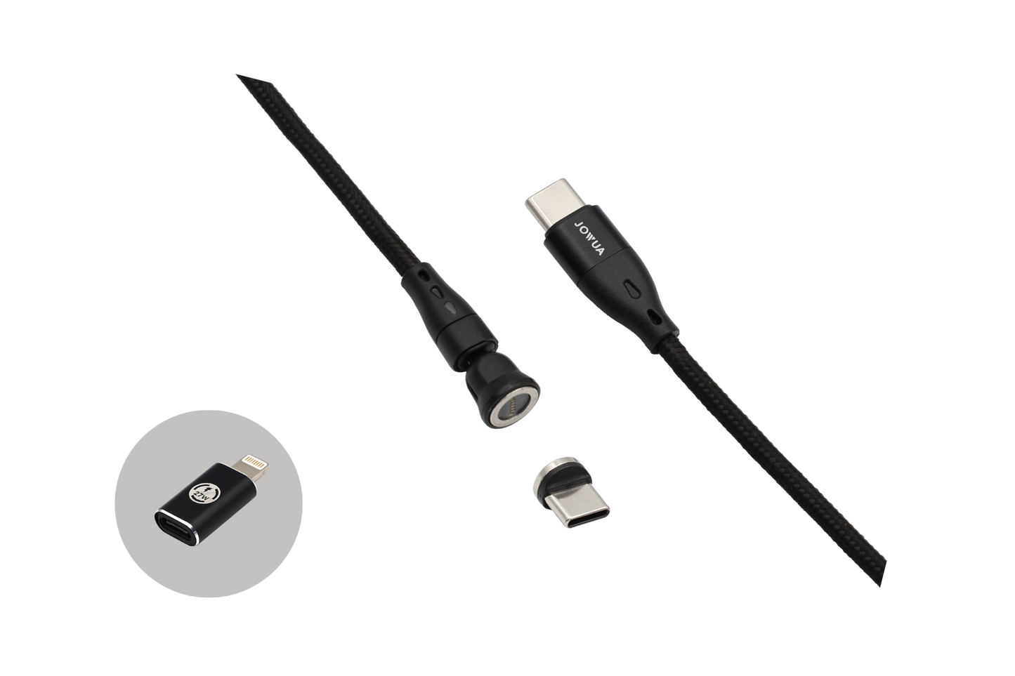 Magnetic Charging Cable USB-C to USB-C (0.4M/1M/1.8M)