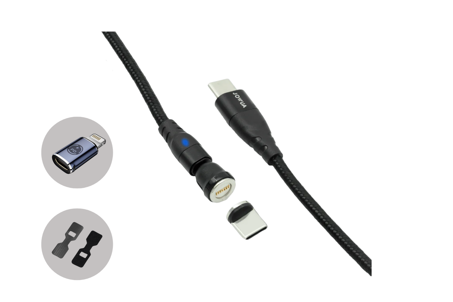 Magnetic Charging Cable USB-C to USB-C (0.4M/1M/1.8M)