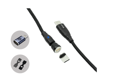 Magnetic Charging Cable USB-C to USB-C (0.4M/1M/1.8M)
